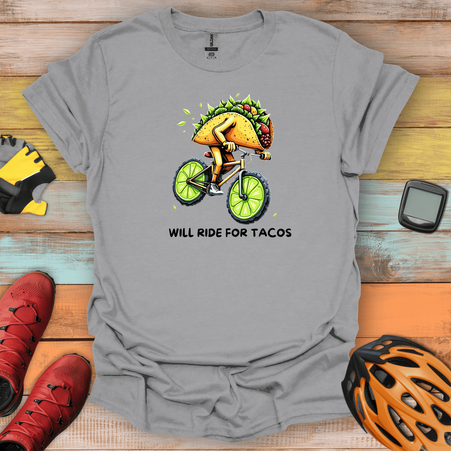 Taco Bike Fiesta T-Shirt