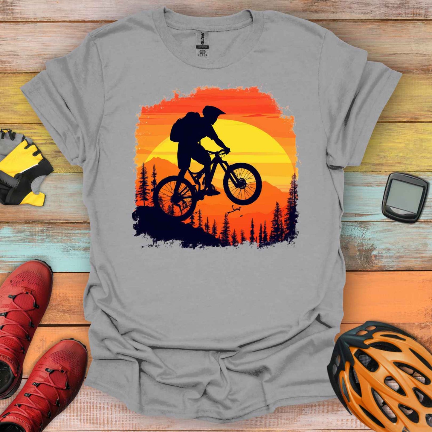 Biker Silhouette T-Shirt
