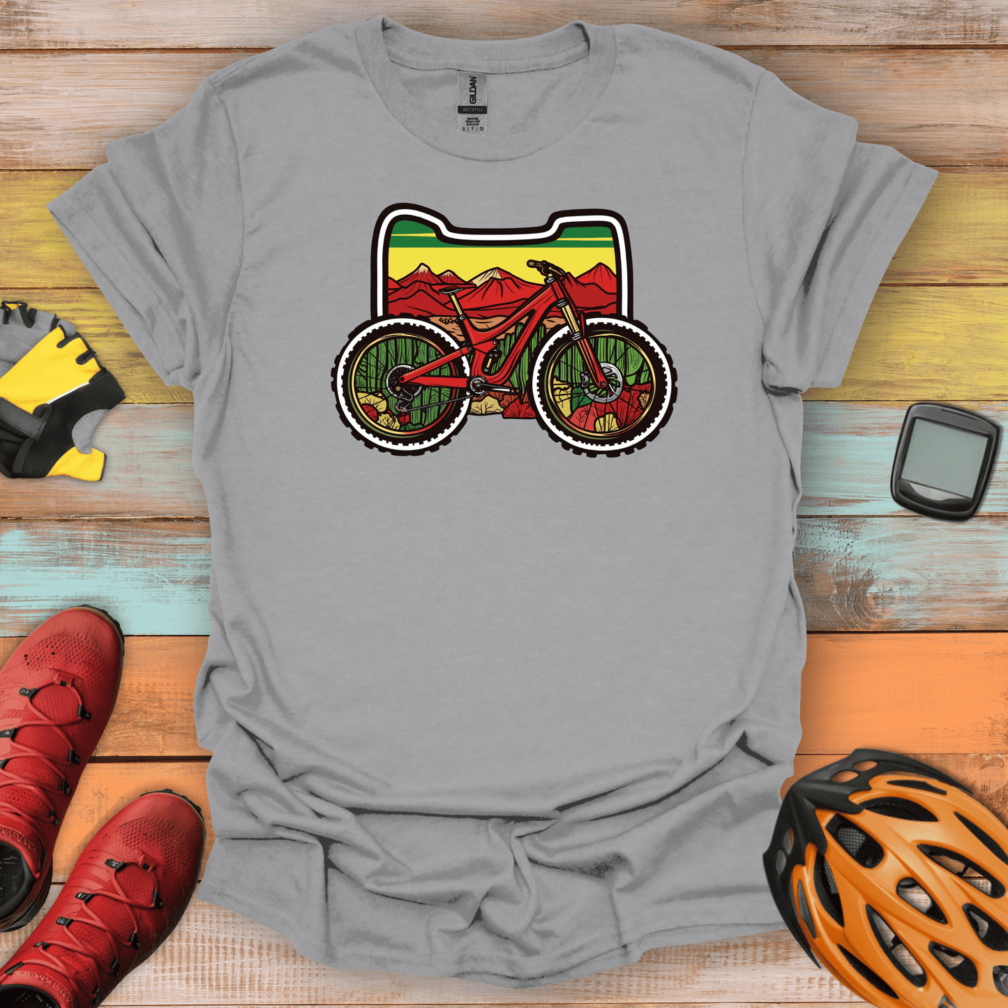 Mountain Bike Vista T-Shirt