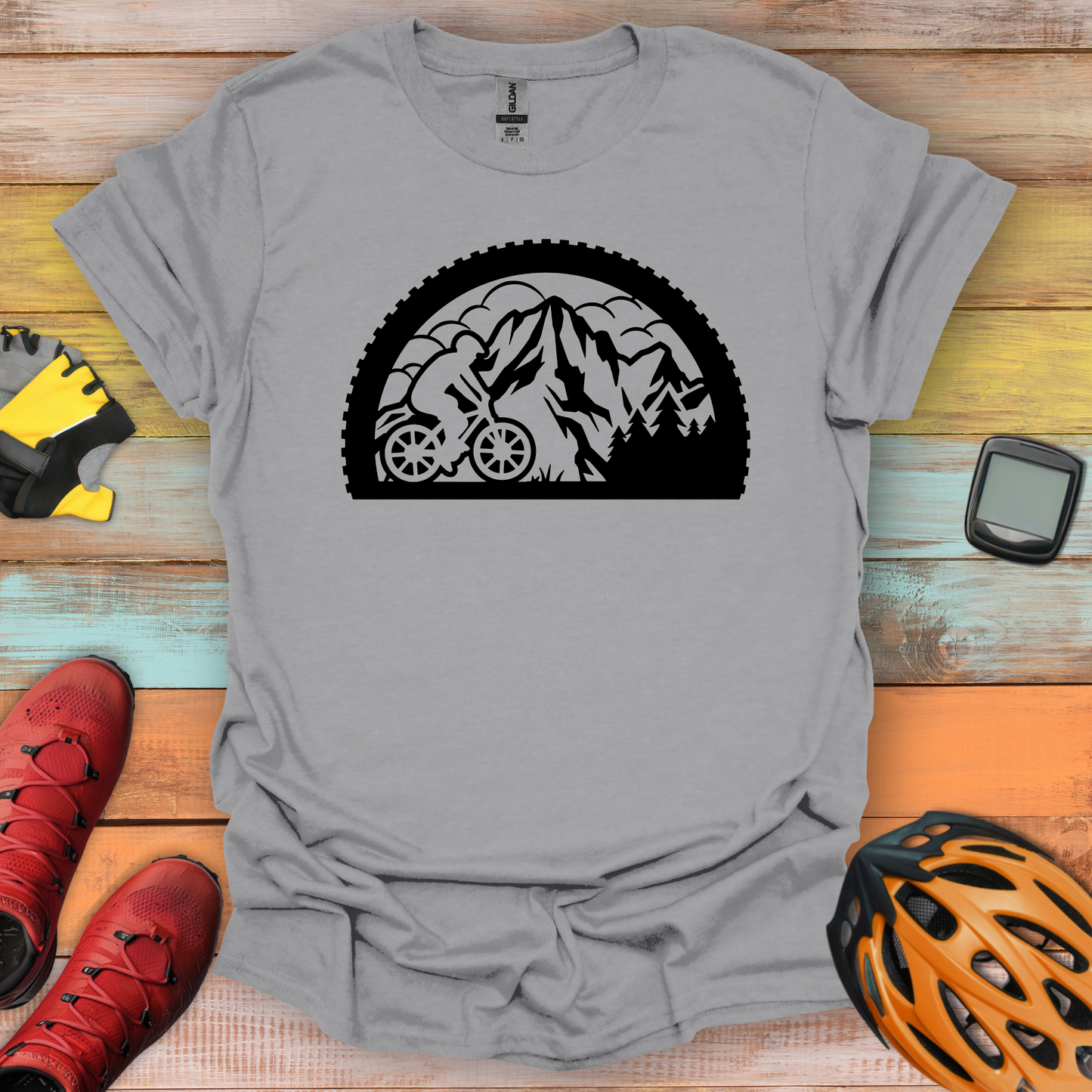 Rider Half Wheel T-Shirt