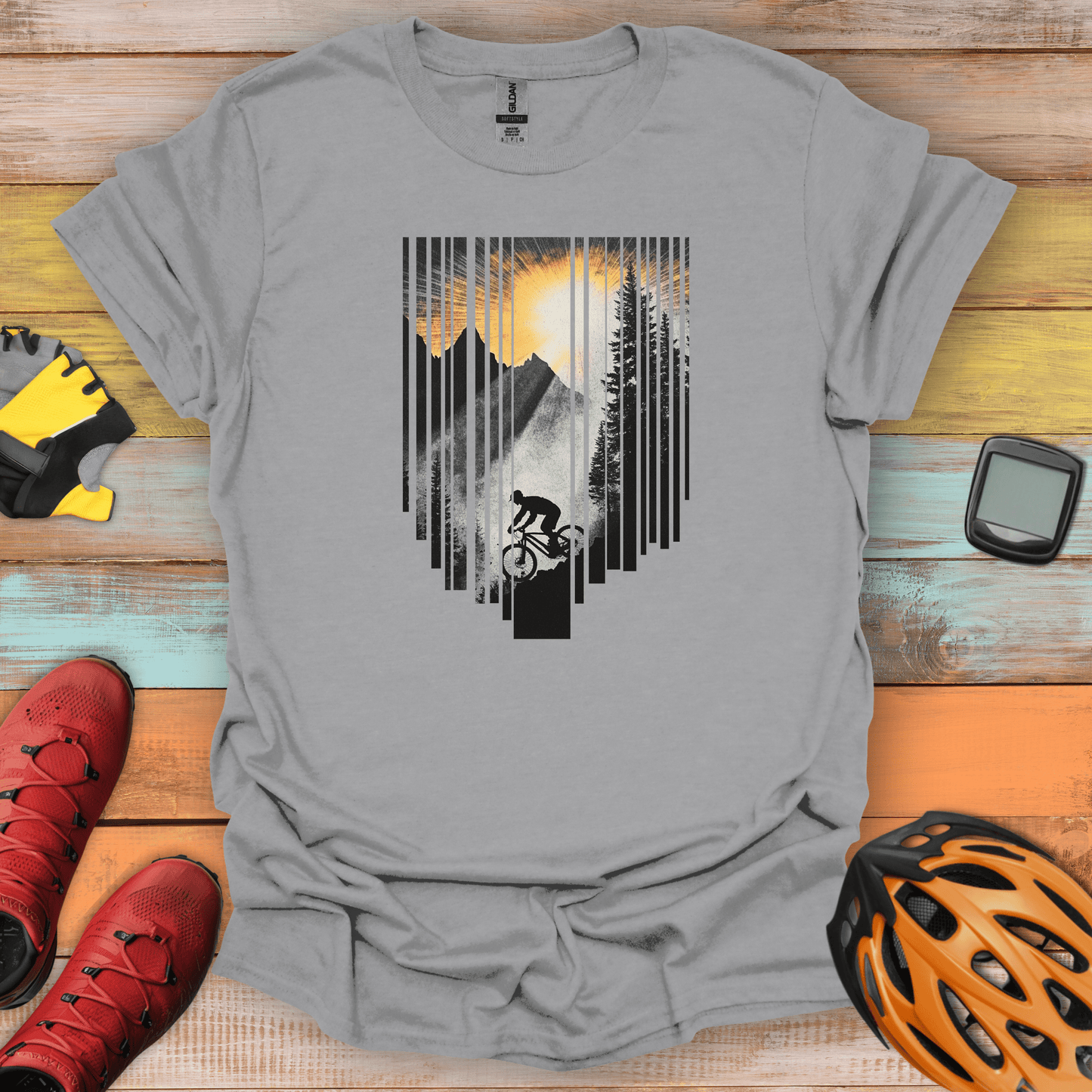 Sunset Downhill T-Shirt