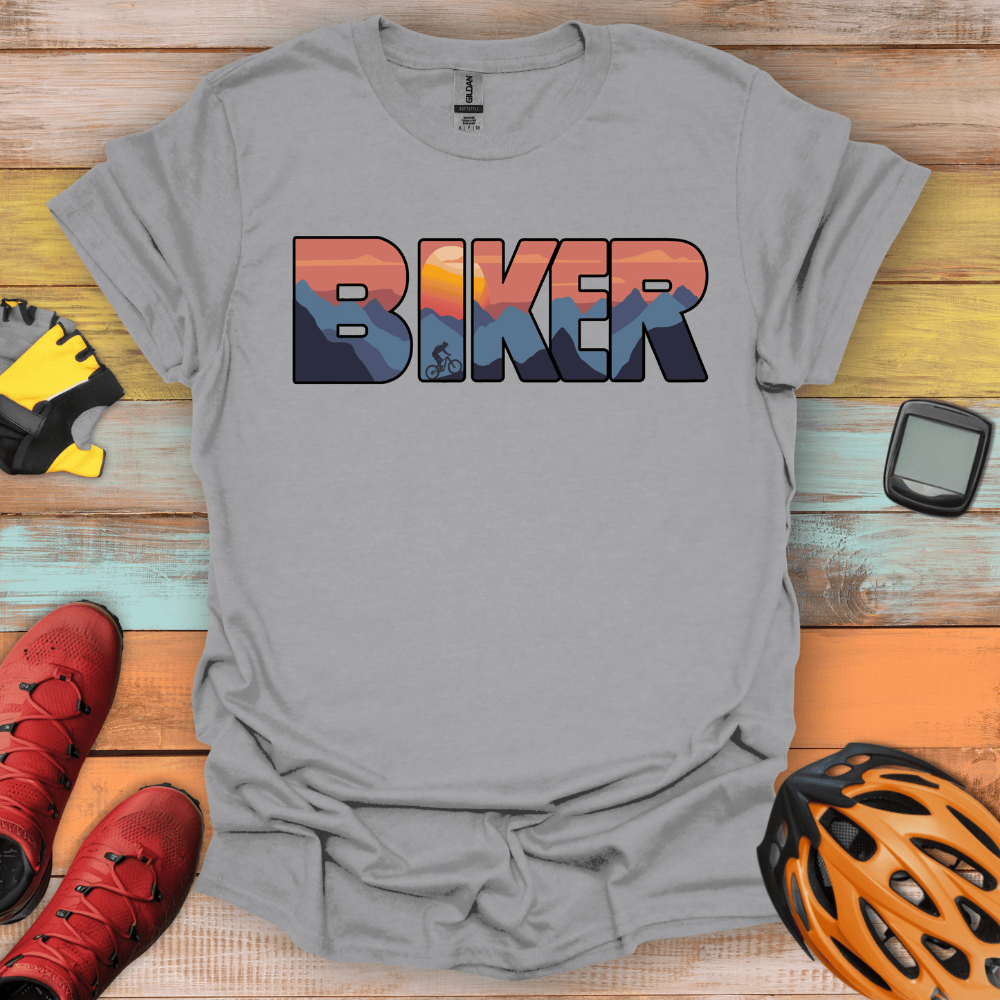 Trailblazing Biker T-Shirt